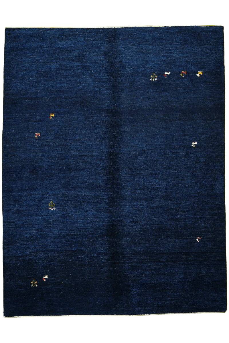 Gabbeh · Handgeknüpft – Blau, 226x173 cm