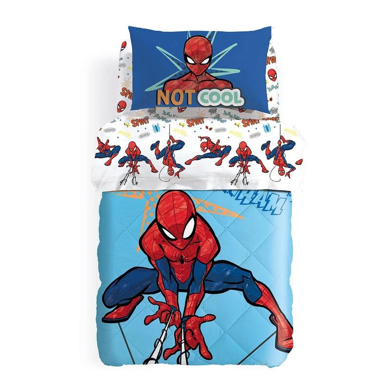 Trapunta spiderman cool in Cotone 300 gr/mq