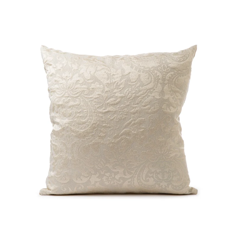 Cuscino arredo camelia Floreale in Raso Jacquard 300 gr