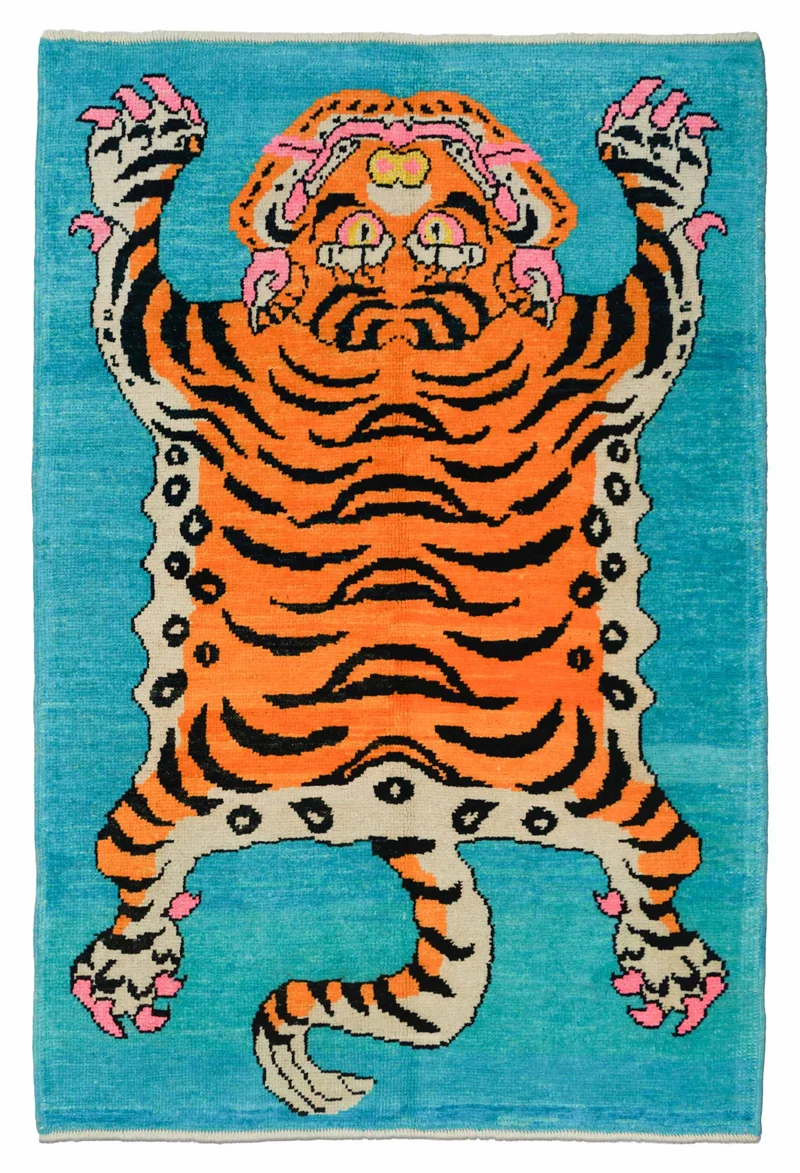 Tiger Teppich | 194 cm x 130 cm | Nr. Z-4400