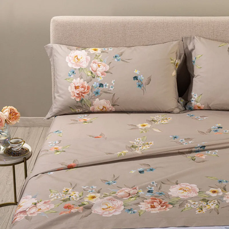 Completo Lenzuola Jasmine Garden in Cotone