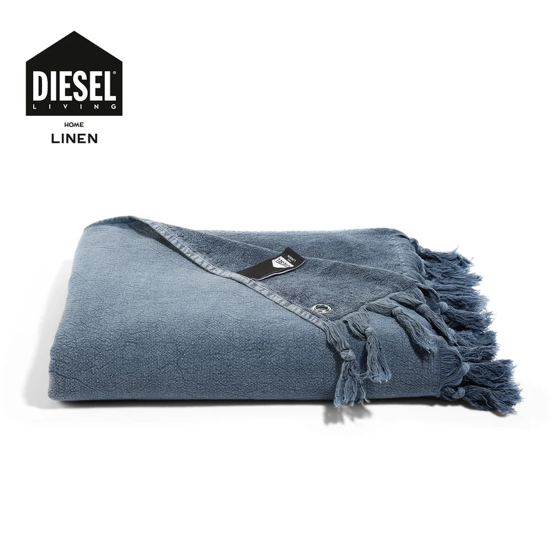 Telo Bagno soft denim diesel in Cotone 440 gr/mq