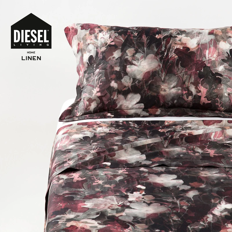 Lenzuolo copriletto con federe dark field Moderno in Cotone