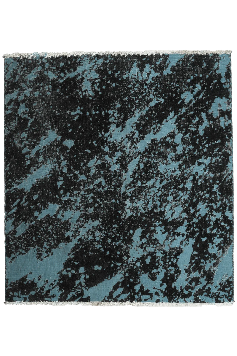 Vintage · Handgeknüpft – Blau, 144x133 cm