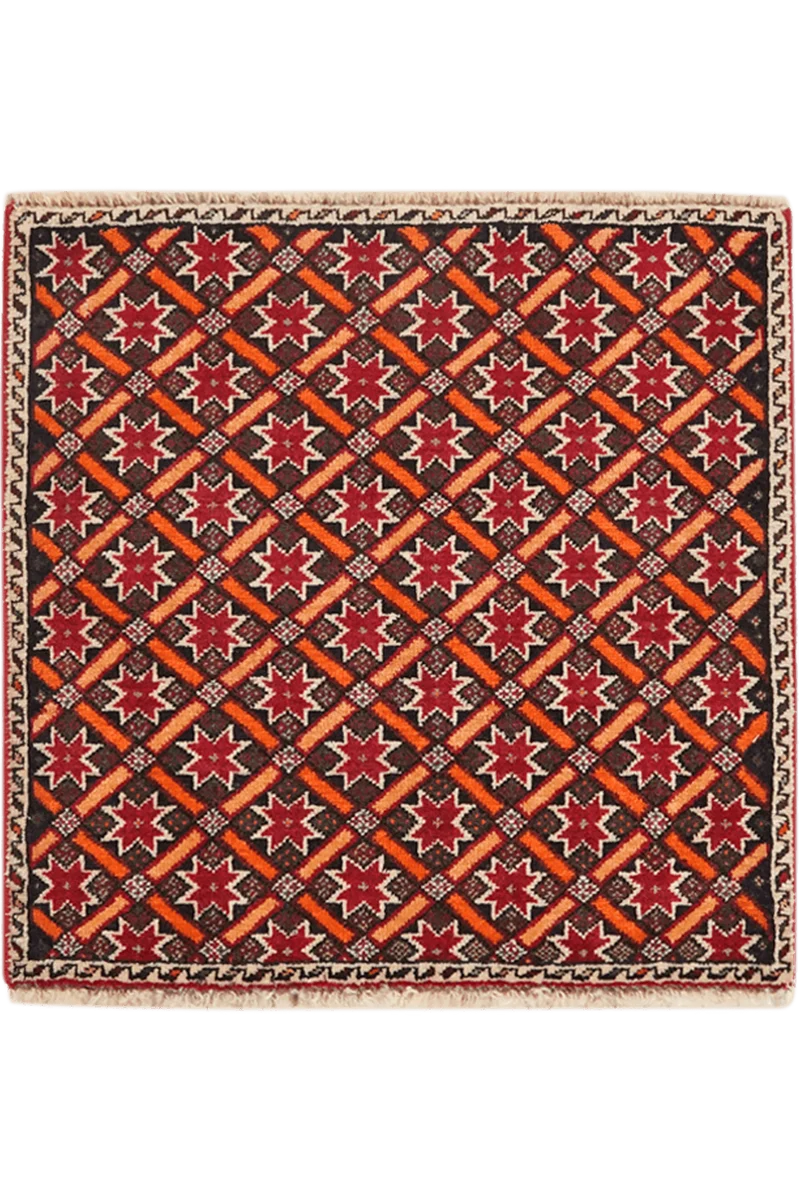 Gashgai · Handgeknüpft – Bunt, 60x63 cm