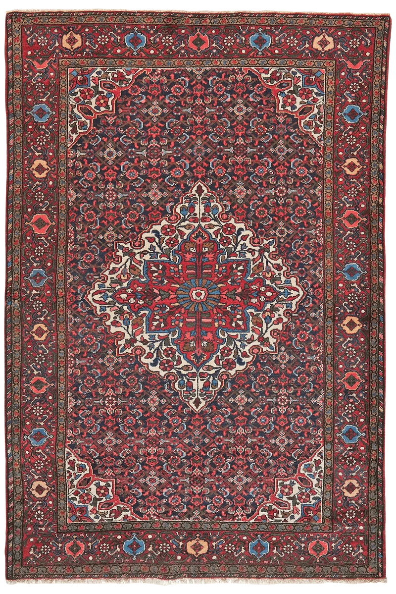 Bourtchalou · Handgeknüpft – Blau, 219x148 cm