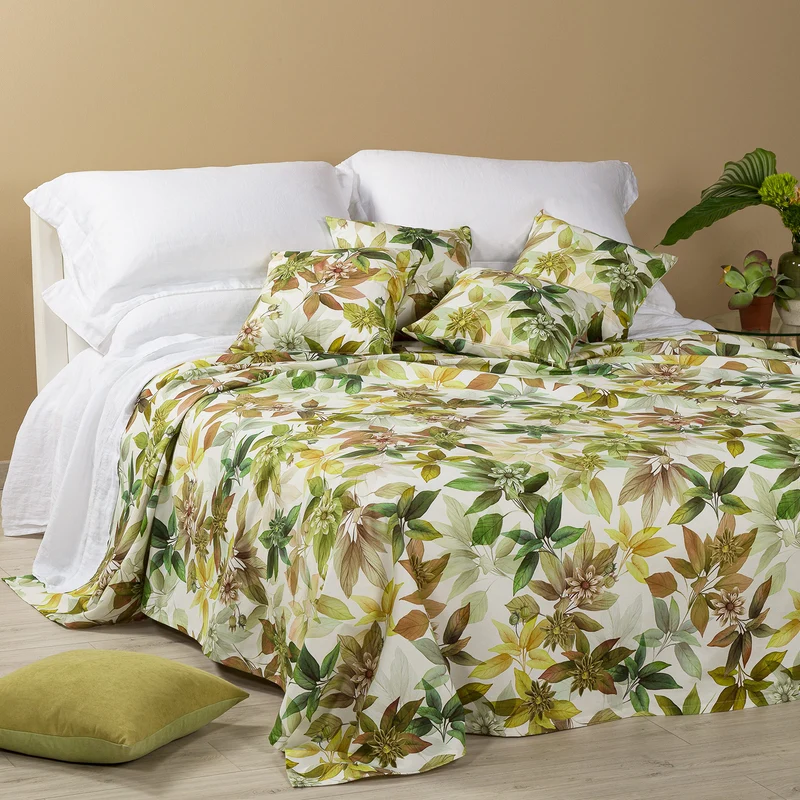 Copriletto Estivo ginger Moderno in Cotone