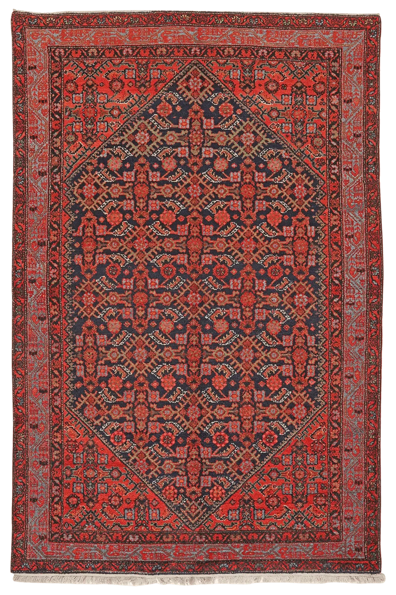 Oshvand · Handgeknüpft – Blau, 203x133 cm