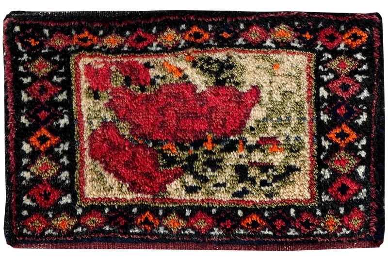 Tasche · Handgefertigt – Beige, 21x34 cm