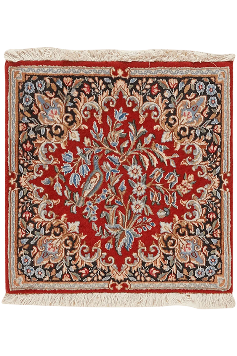 Ravar · Handgeknüpft – Rot, 54x52 cm