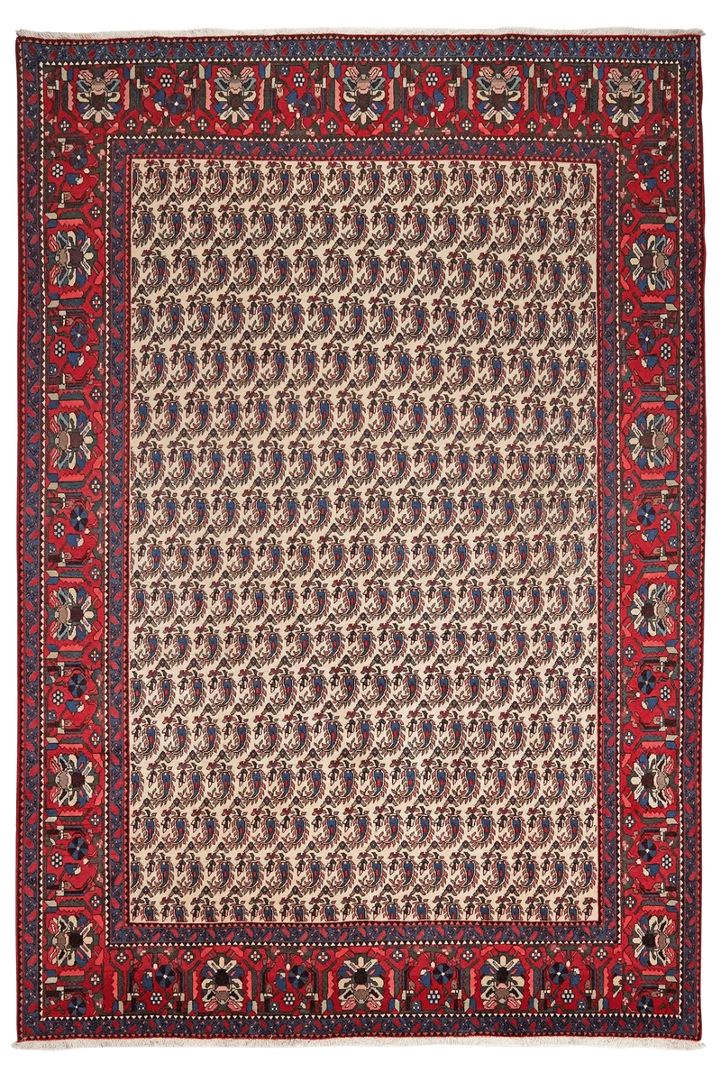Abadeh · Handgeknüpft – Beige, 301x202 cm
