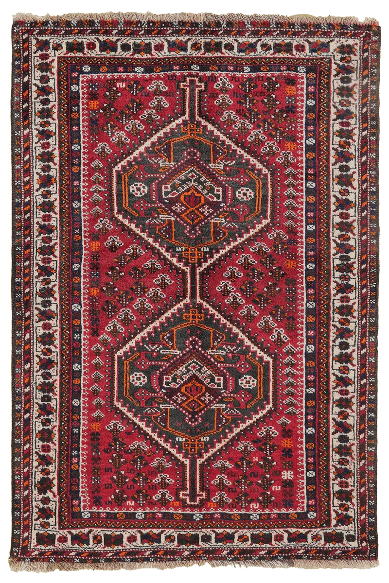 Shiraz · Handgeknüpft – Rot, 157x106 cm