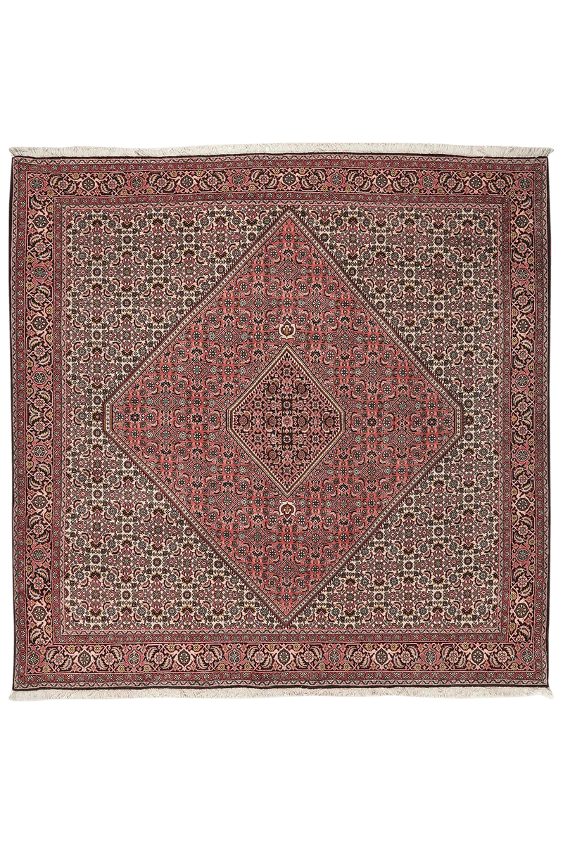 Bidjar Zandjan · Handgeknüpft – Rot, 202x203 cm