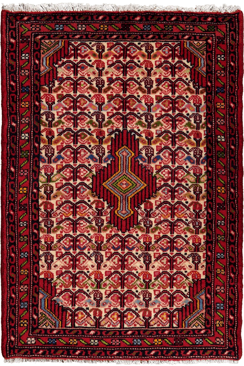 Assadabad · Handgeknüpft – Beige, 102x70 cm