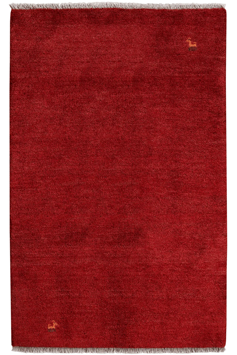 Gabbeh · Handgeknüpft – Rot, 153x97 cm