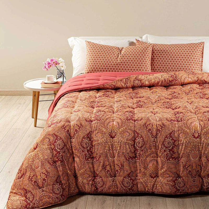 Trapunta Calduccia paisley in Microfibra 200 gr/mq