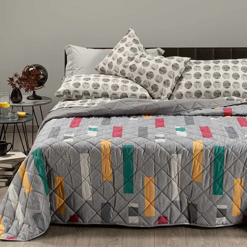Copriletto Primaverile denim in Cotone 80 gr/mq