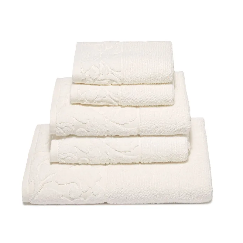 Set asciugamani in spugna smeralda in Cotone 420 gr/mq