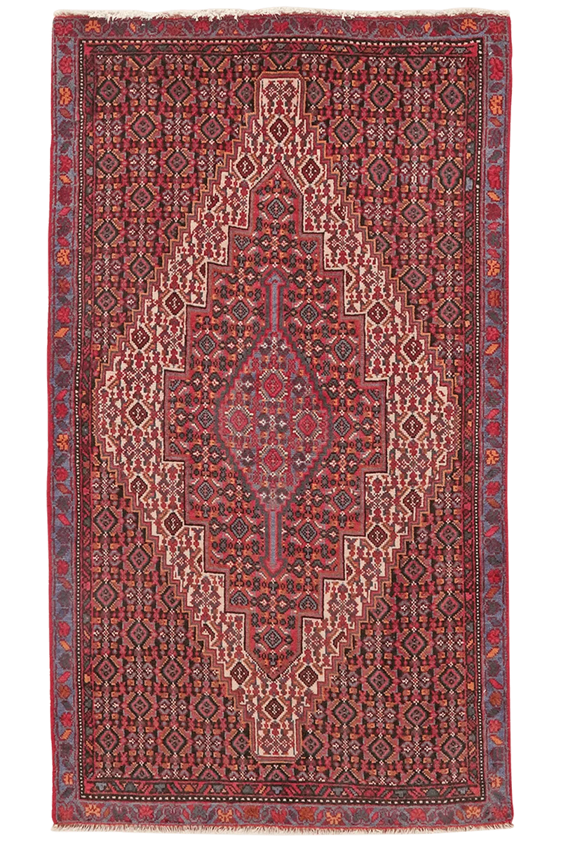 Senneh · Handgeknüpft – Beige, 115x66 cm