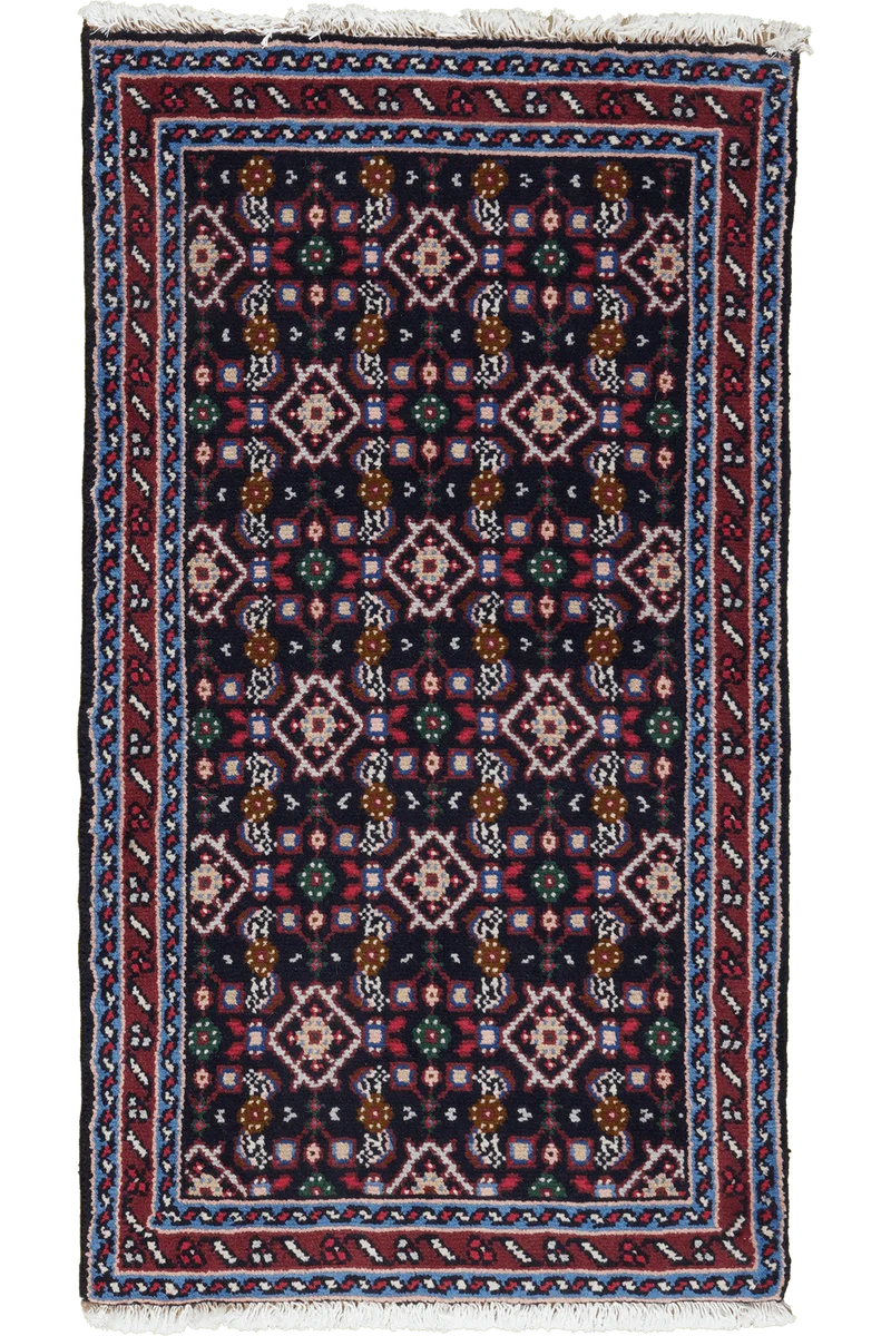 Hosseinabad · Handgeknüpft – Blau, 117x66 cm