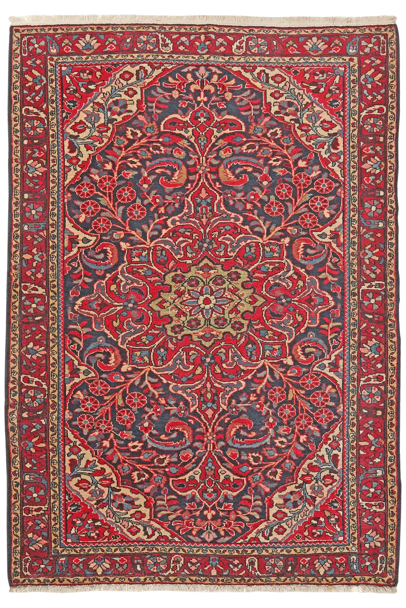 Bourtchalou · Handgeknüpft – Blau, 206x143 cm