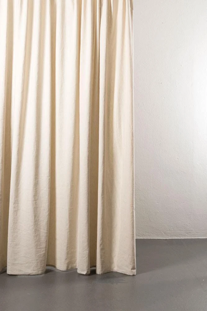 Cotton & Linen Curtains "Belize" in Cream Color