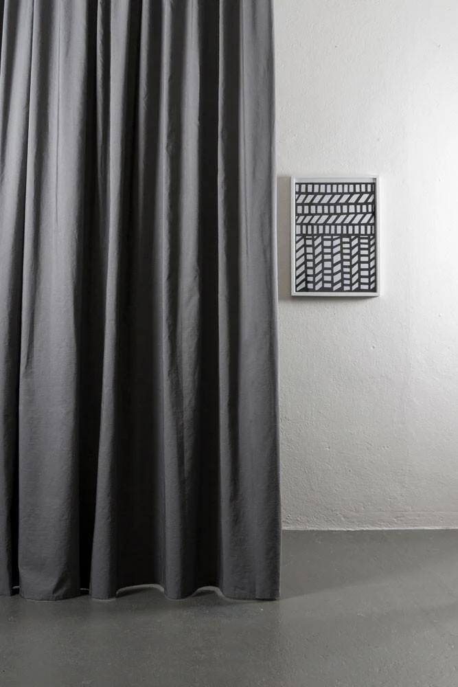 Cotton & Linen Curtains "Azura" in Grey Color