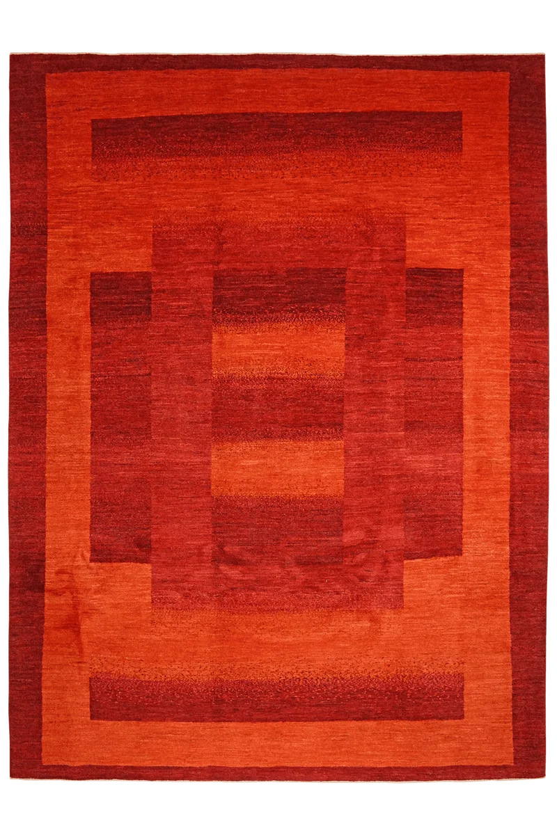 Rizbaf · Handgeknüpft – Rot, 307x226 cm