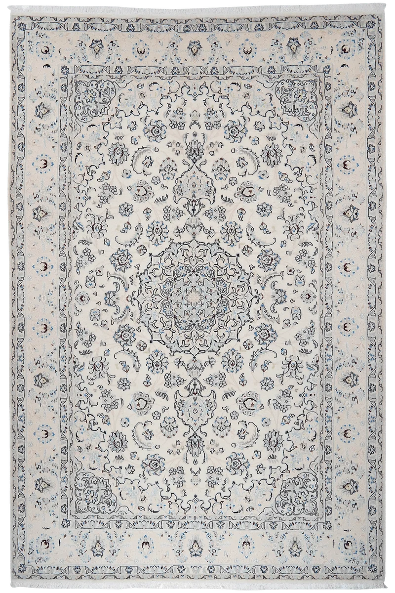 Nain 9La · Handgeknüpft – Beige, 301x200 cm