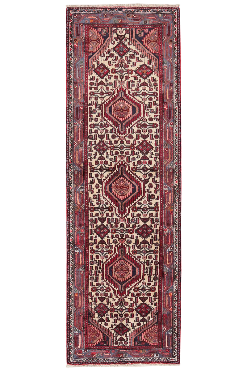 Assadabad · Handgeknüpft – Beige, 243x78 cm