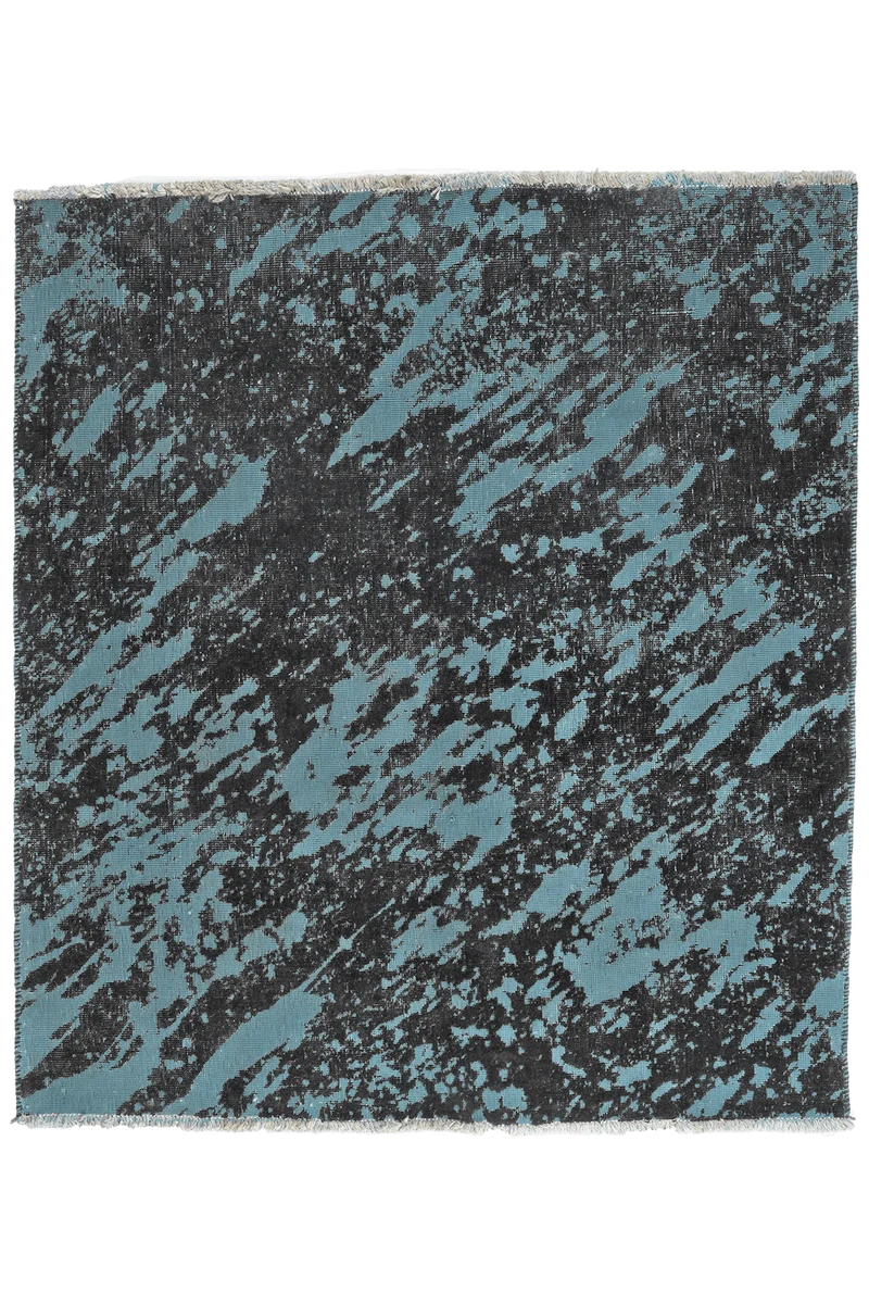 Vintage · Handgeknüpft – Blau, 145x131 cm