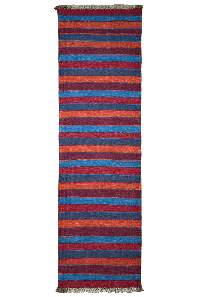 Kelim Gashgai · Handgewebt – Bunt, 201x58 cm