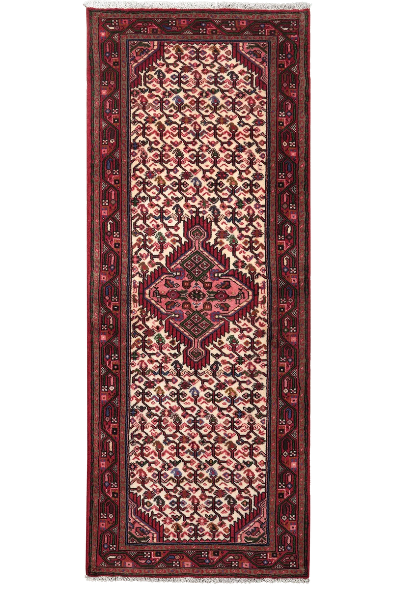 Assadabad · Handgeknüpft – Beige, 197x76 cm