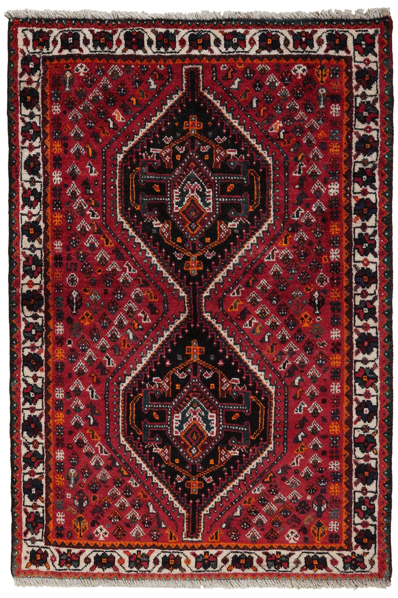 Shiraz · Handgeknüpft – Rot, 153x105 cm