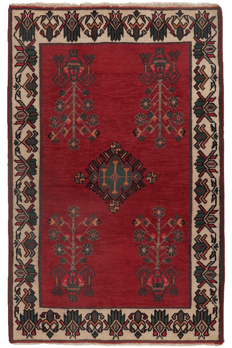 Afshar · Handgeknüpft – Rot, 111x71 cm