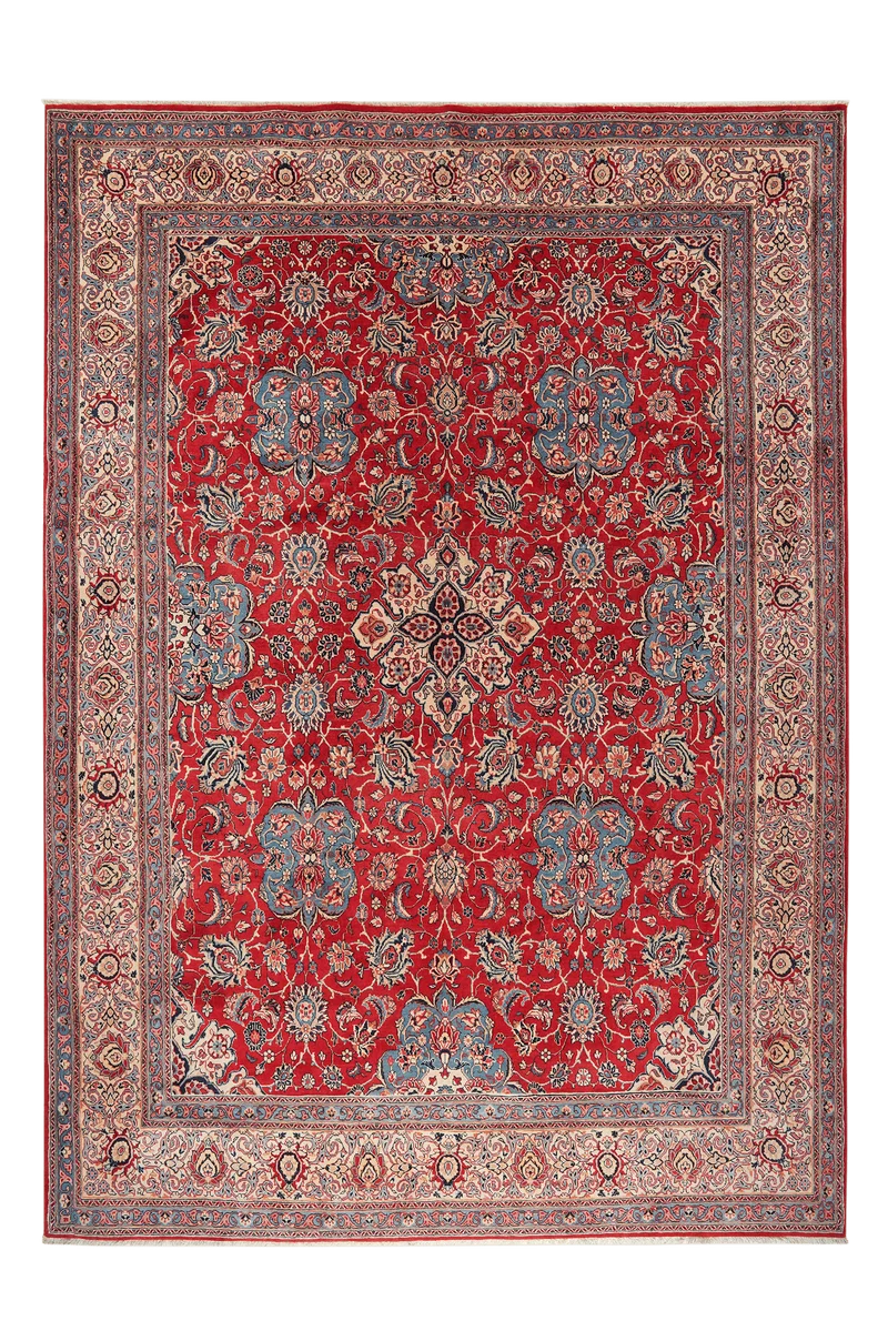 Sarough · Handgeknüpft – Rot, 350x247 cm