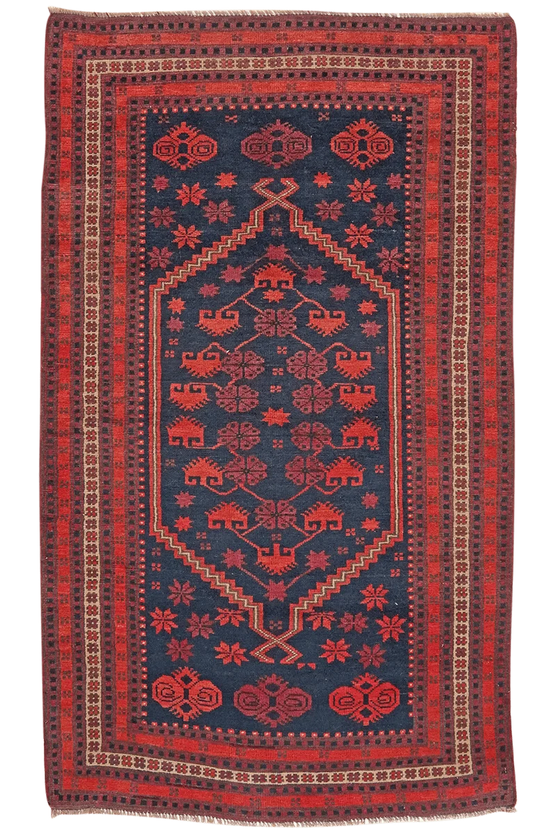 Yagdjibedir · Handgeknüpft – Blau, 177x104 cm