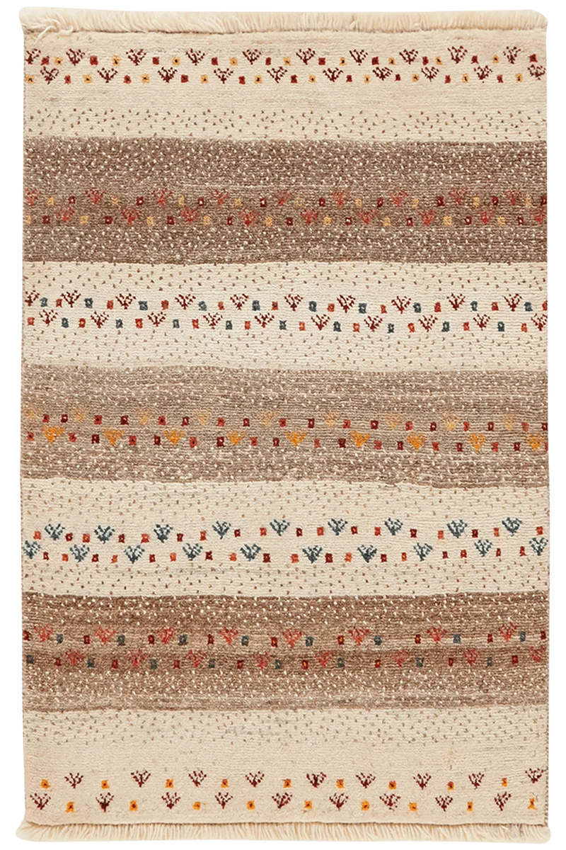 Rizbaf · Handgeknüpft – Beige, 99x65 cm