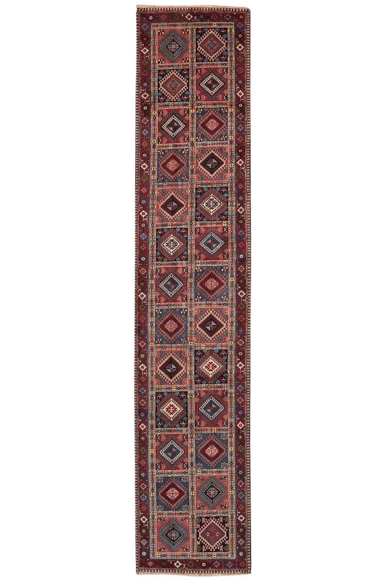 Yalameh · Handgeknüpft – Beige, 399x80 cm