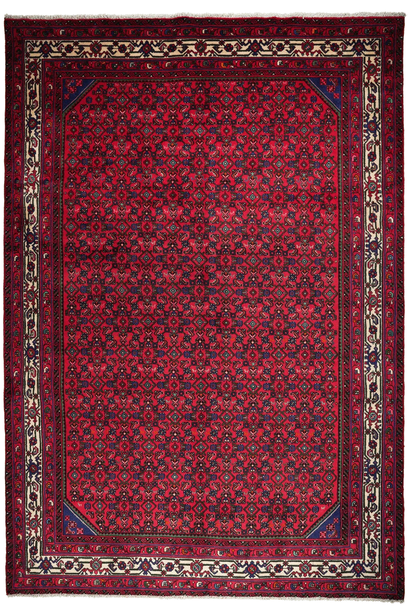 Indjelass · Handgeknüpft – Rot, 301x207 cm
