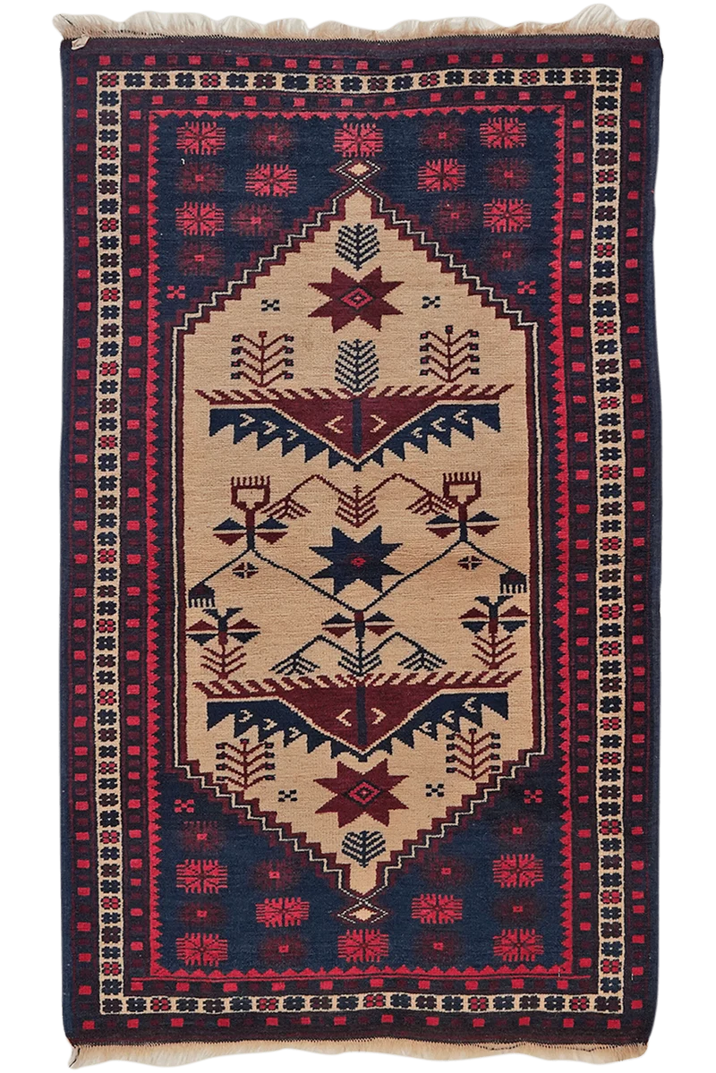 Yagdjibedir · Handgeknüpft – Beige, 125x74 cm