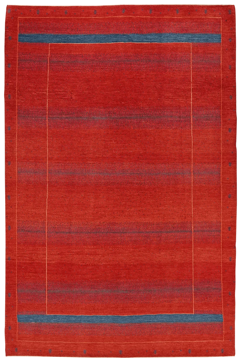 Gabbeh · Handgeknüpft – Rot, 299x192 cm