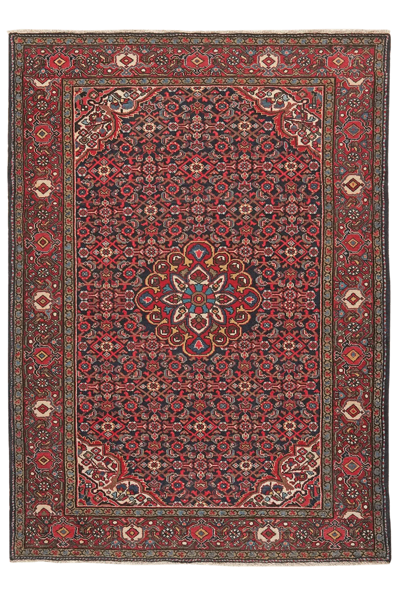 Farahan · Handgeknüpft – Blau, 203x147 cm