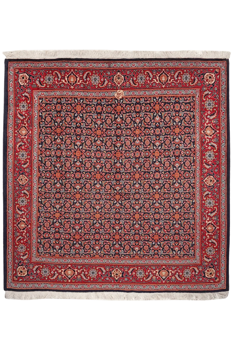 Tabriz 40 Raj · Handgeknüpft – Blau, 202x200 cm