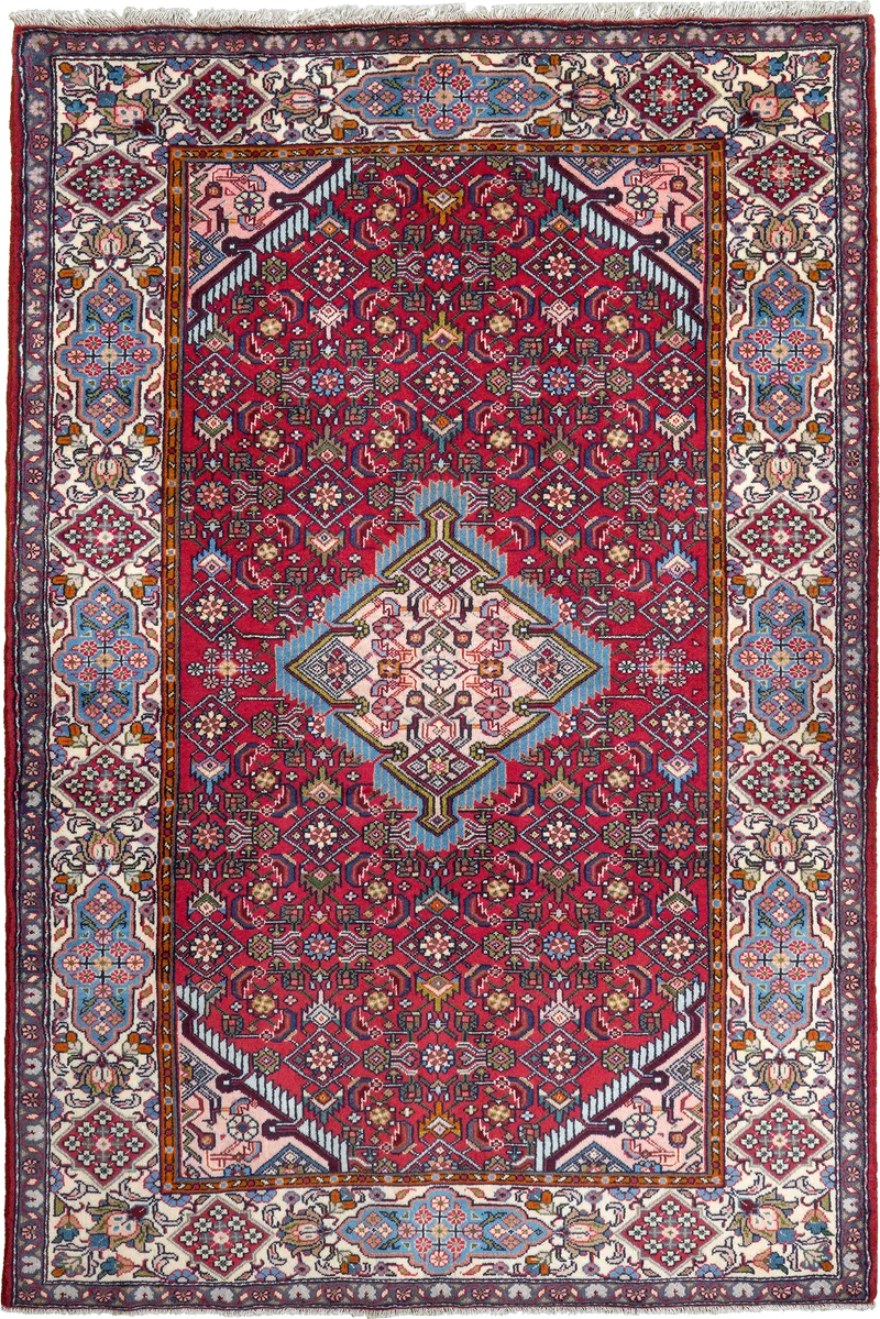 Assadabad · Handgeknüpft – Rot, 191x125 cm