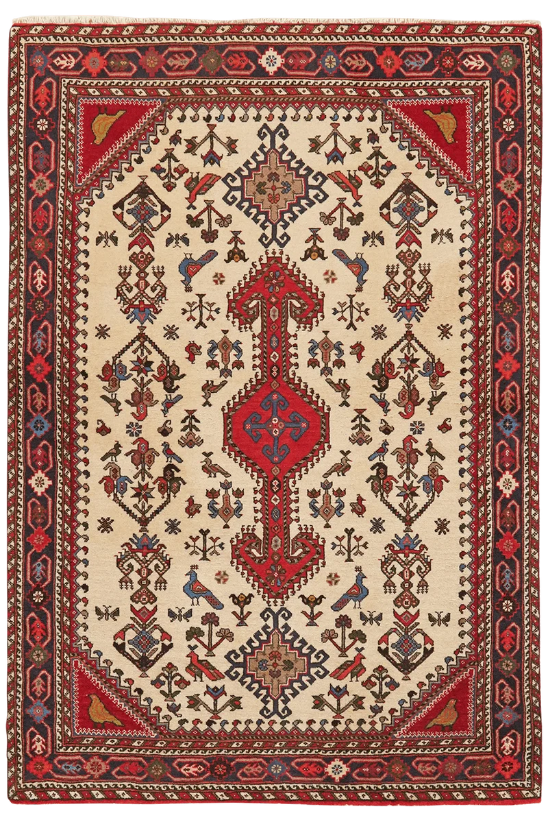 Nasrabad · Handgeknüpft – Beige, 145x98 cm