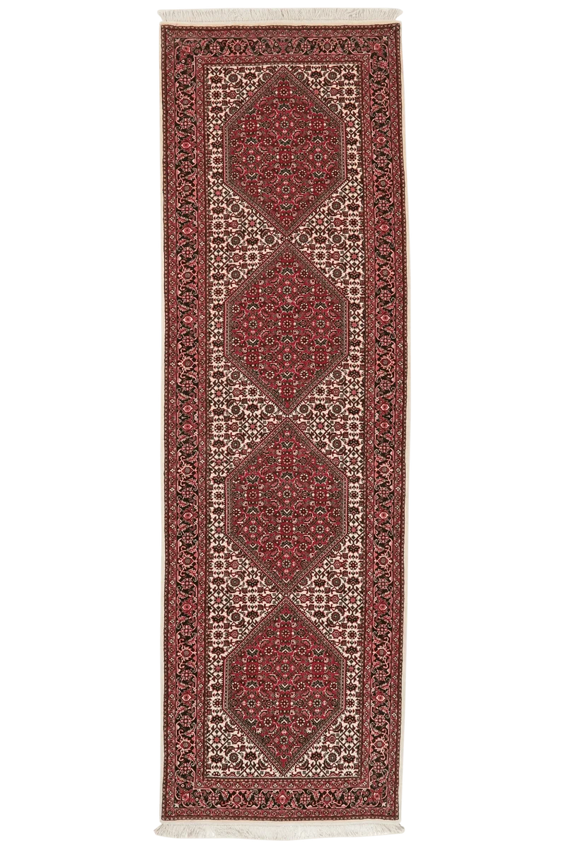 Bidjar Bookan · Handgeknüpft – Beige, 264x80 cm