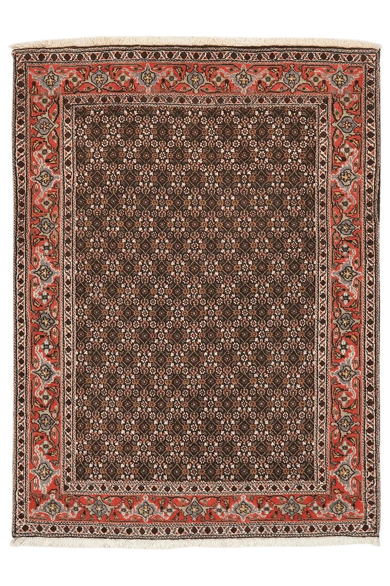 Tabriz 40 Raj · Handgeknüpft – Schwarz, 143x103 cm