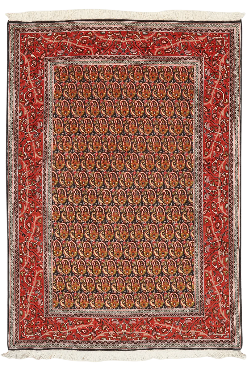 Tabriz 50 Raj · Handgeknüpft – Blau, 147x103 cm