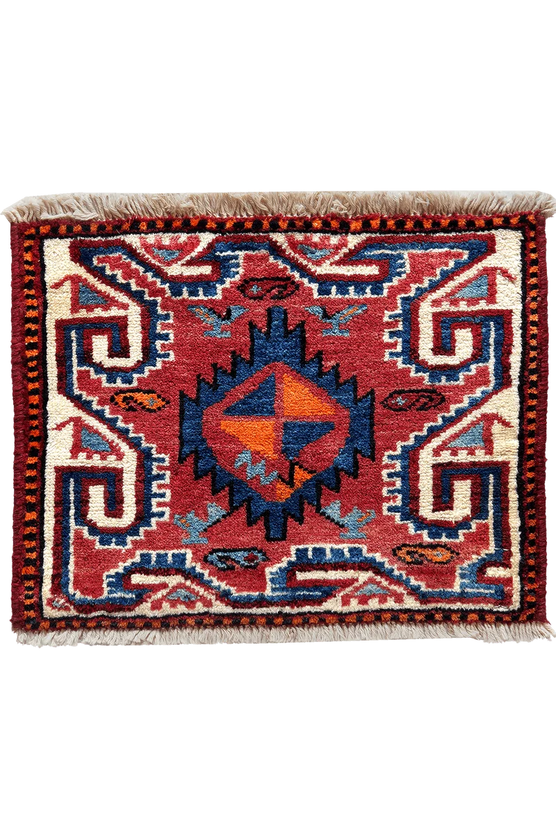 Afshar · Handgeknüpft – Bunt, 33x40 cm